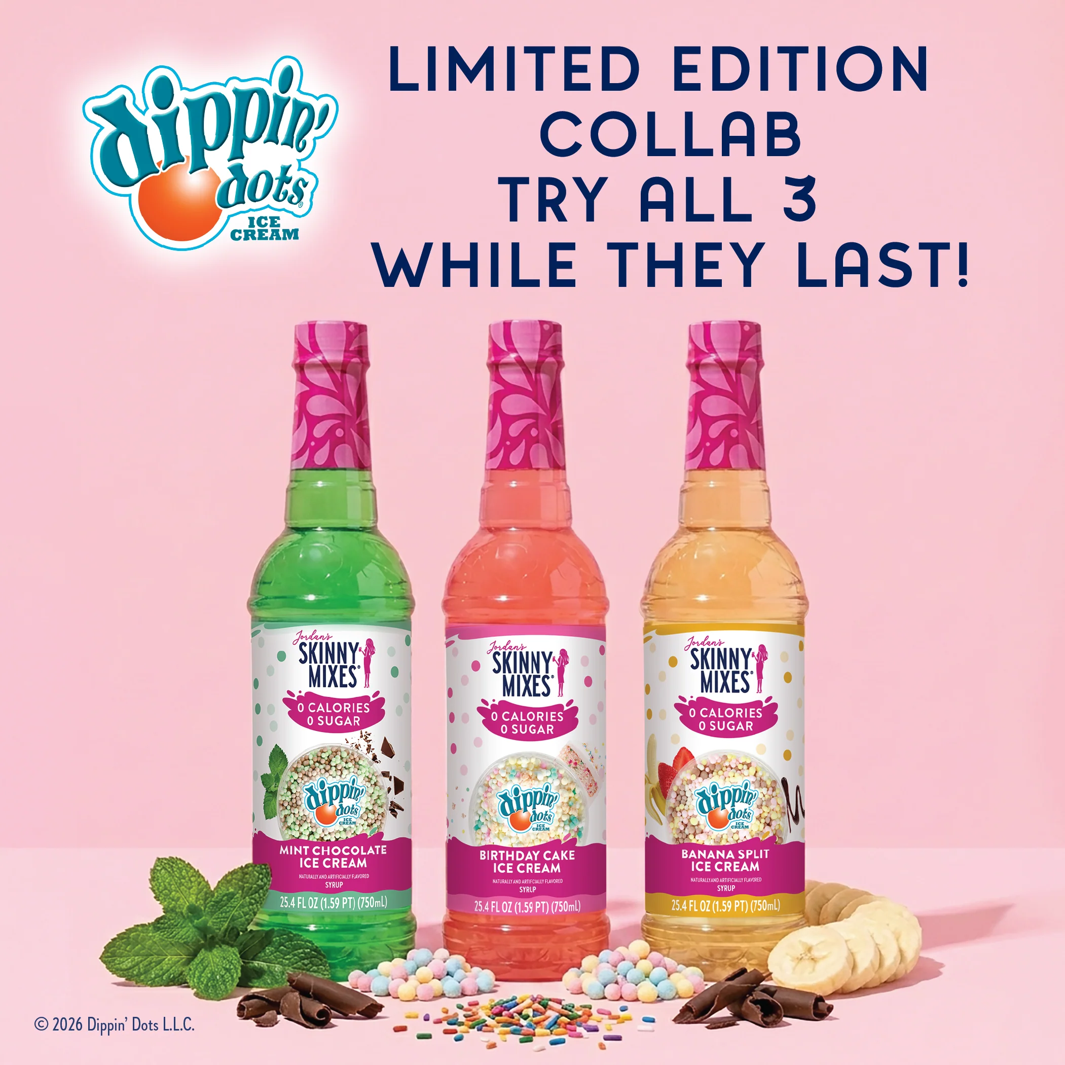 Dippin' Dots® Banana Split Ice Cream Syrup - Image 2