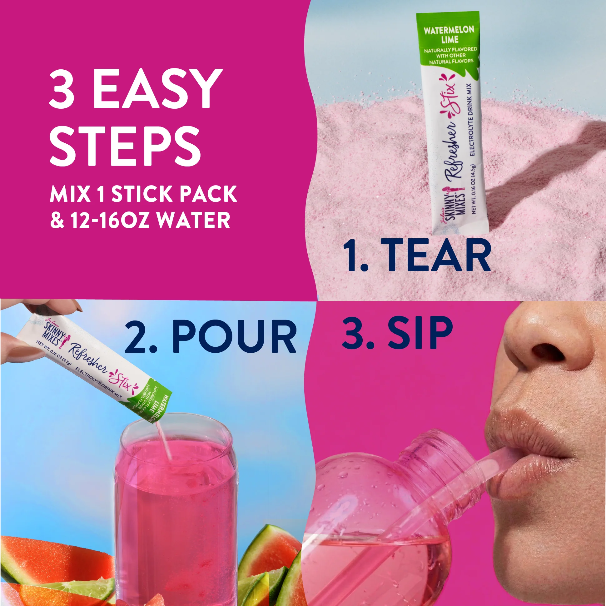 Refresher Stix 16 ct - Watermelon Lime - Image 5
