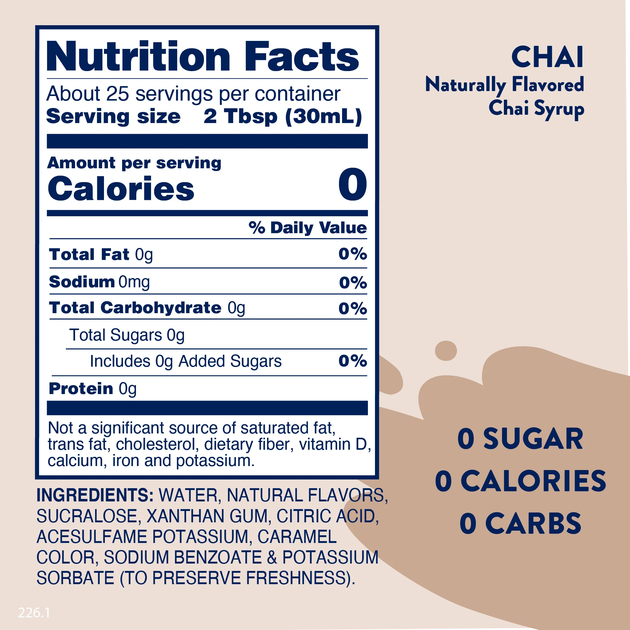 Sugar Free Chai Syrup - Image 7