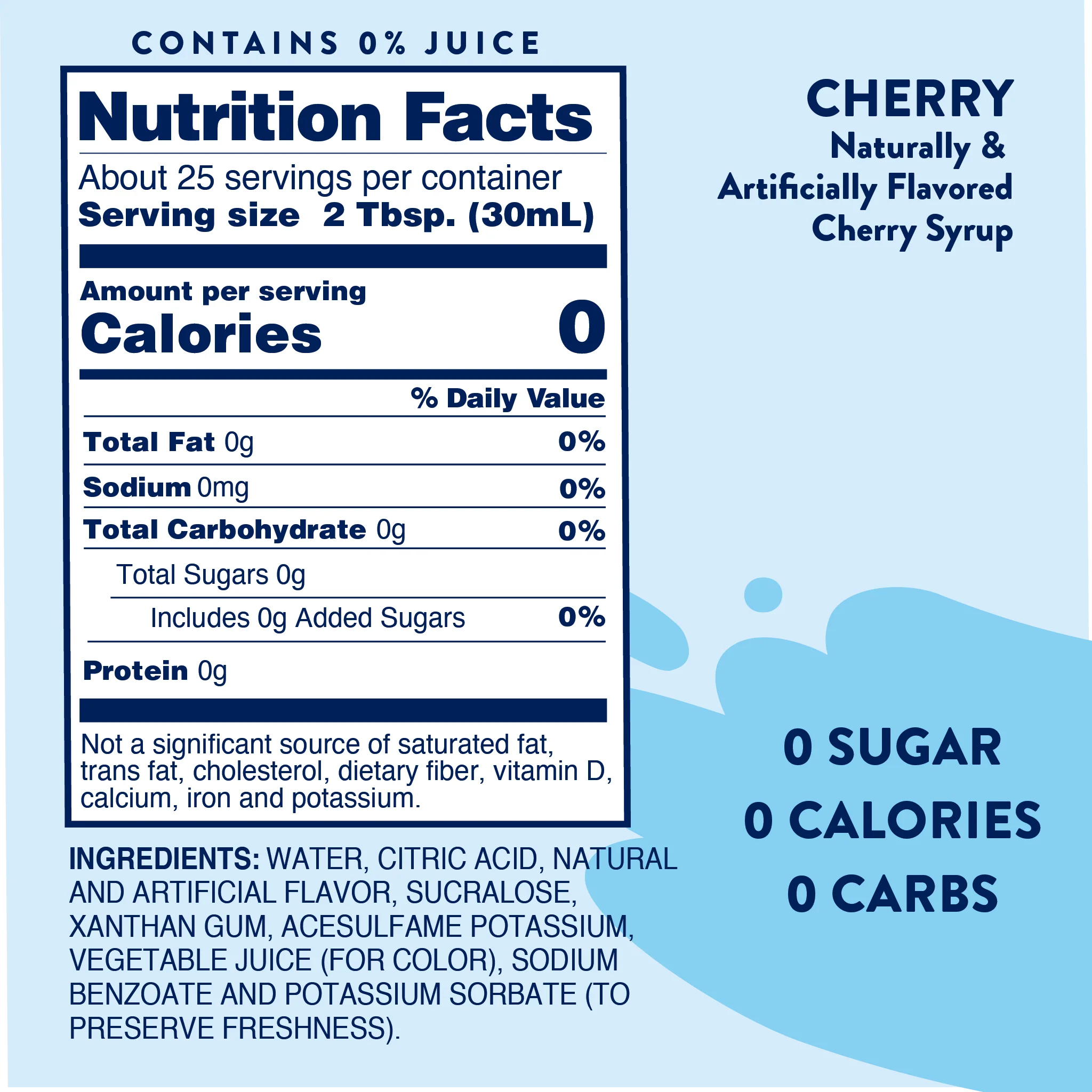 Sugar Free Cherry Syrup - Image 7