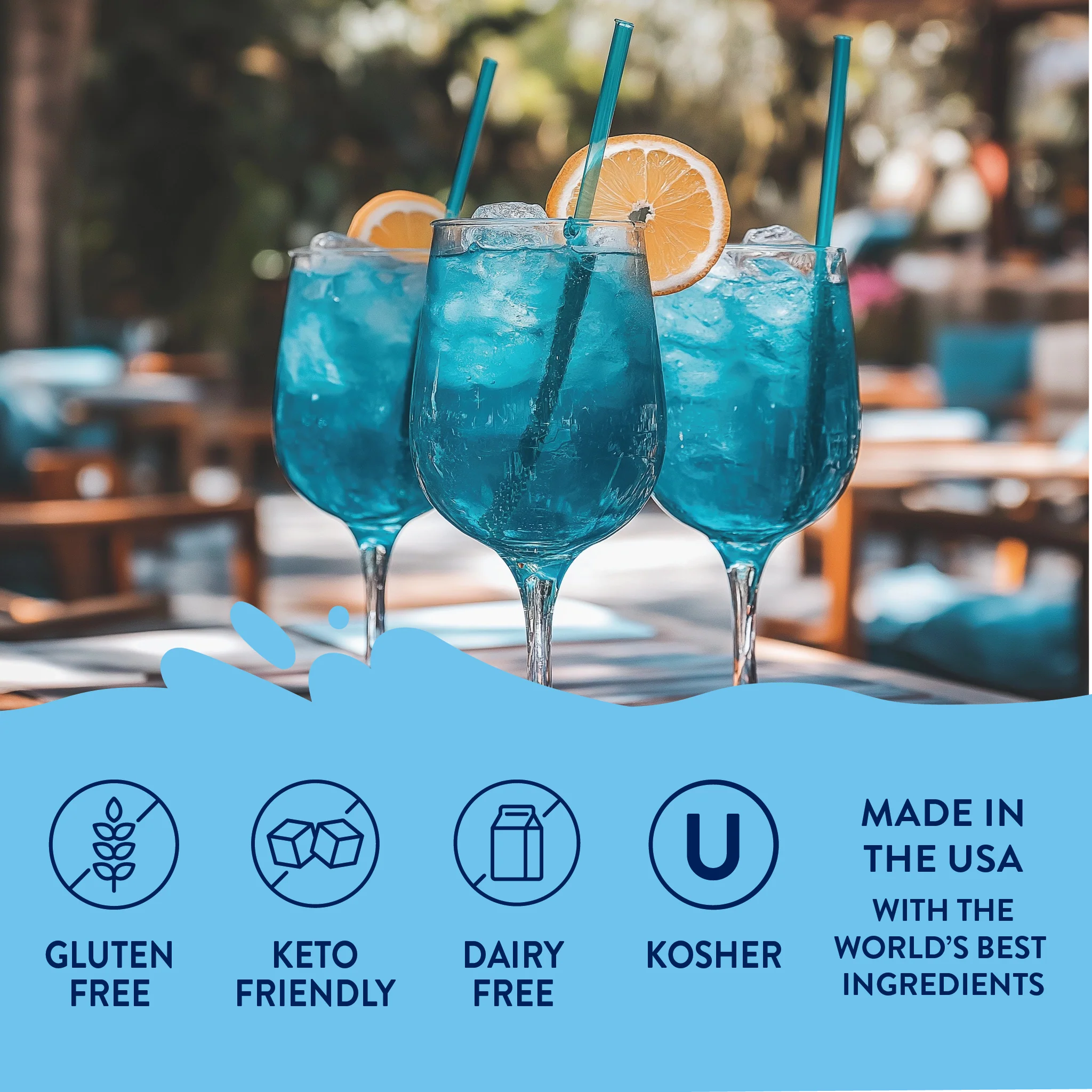 Sugar Free Genie™ Syrup -  Sugar Free Sour Blue Raspberry Syrup - Image 5