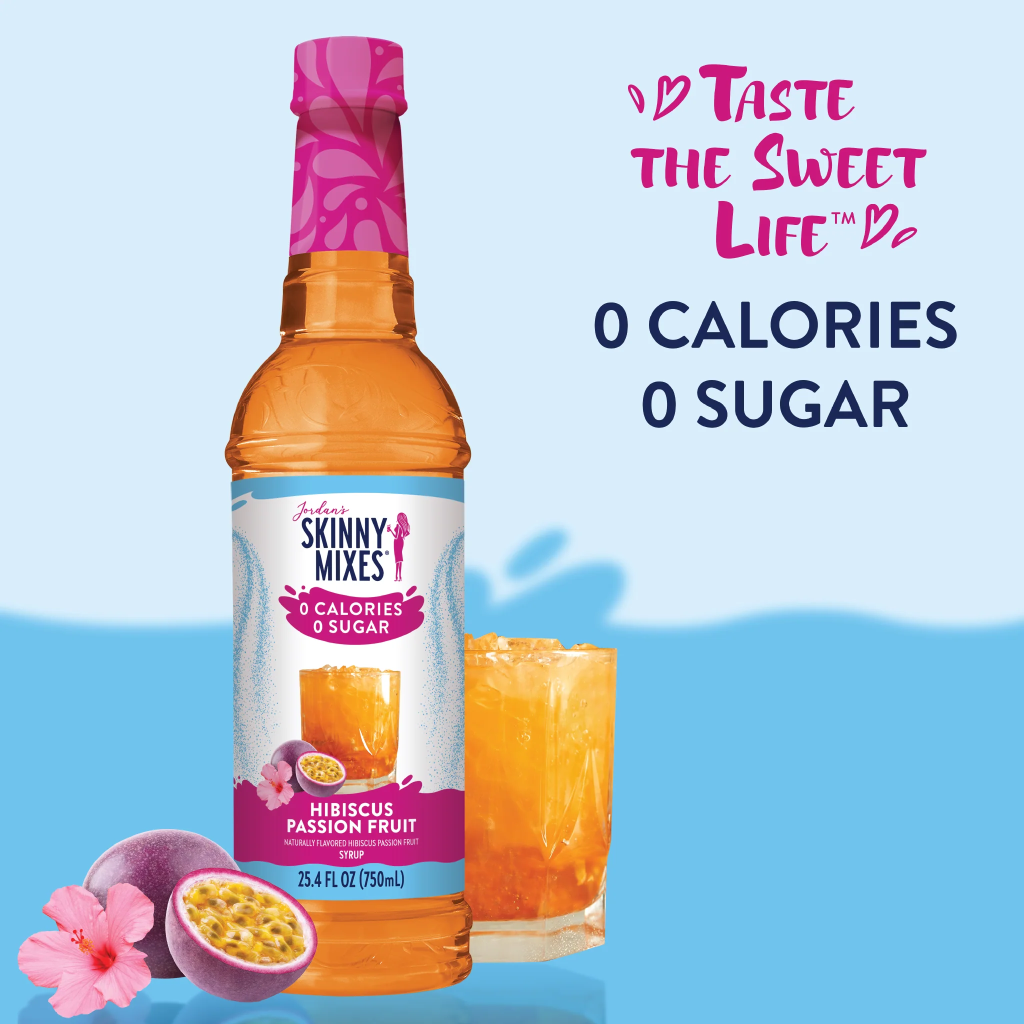 Sugar Free Hibiscus Passion Fruit Syrup - Image 3