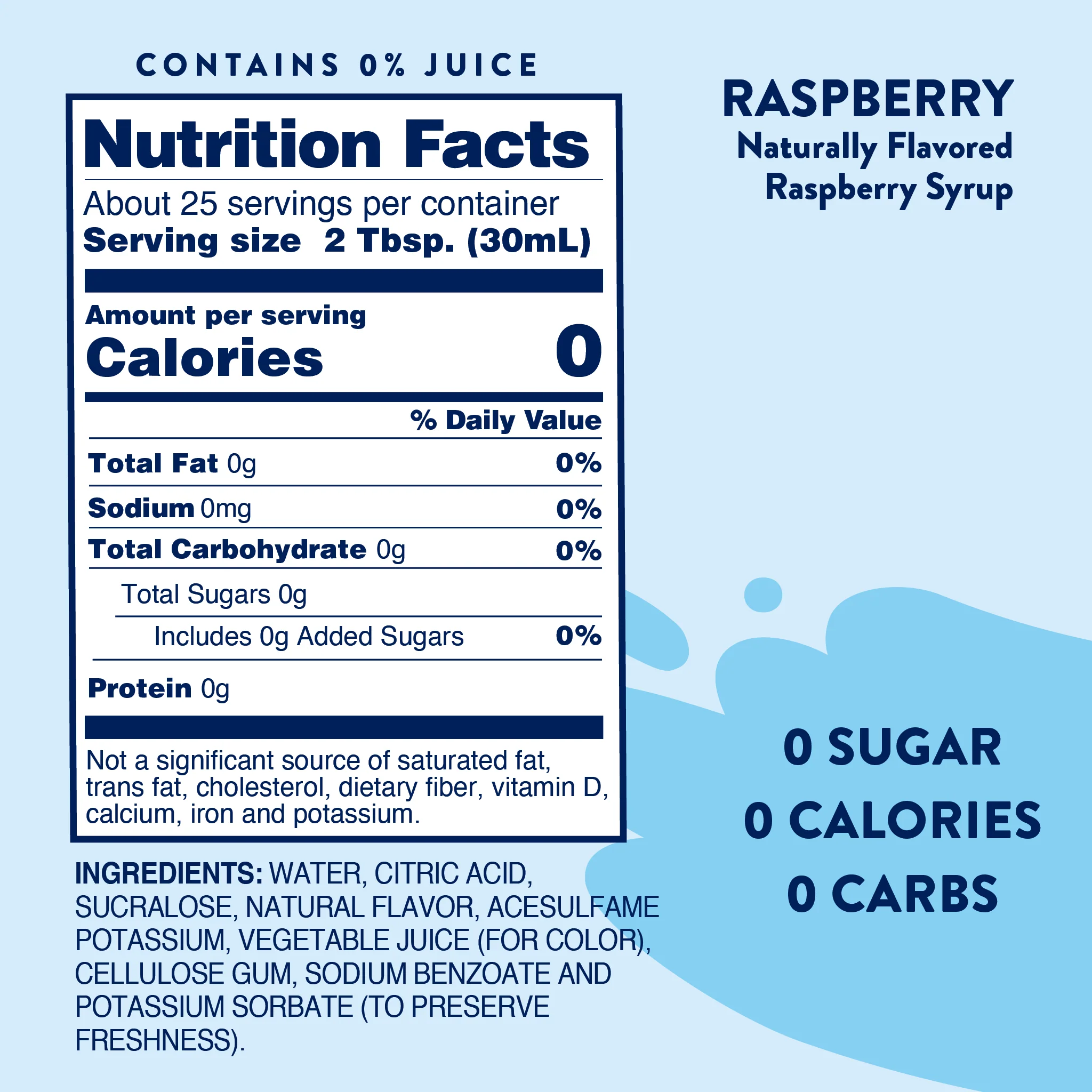 Sugar Free Raspberry Syrup - Image 7