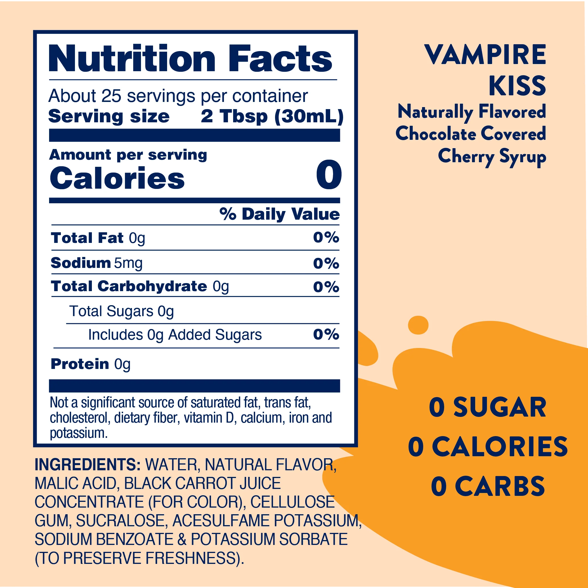 Sugar Free Vampire Kiss Syrup - Image 6