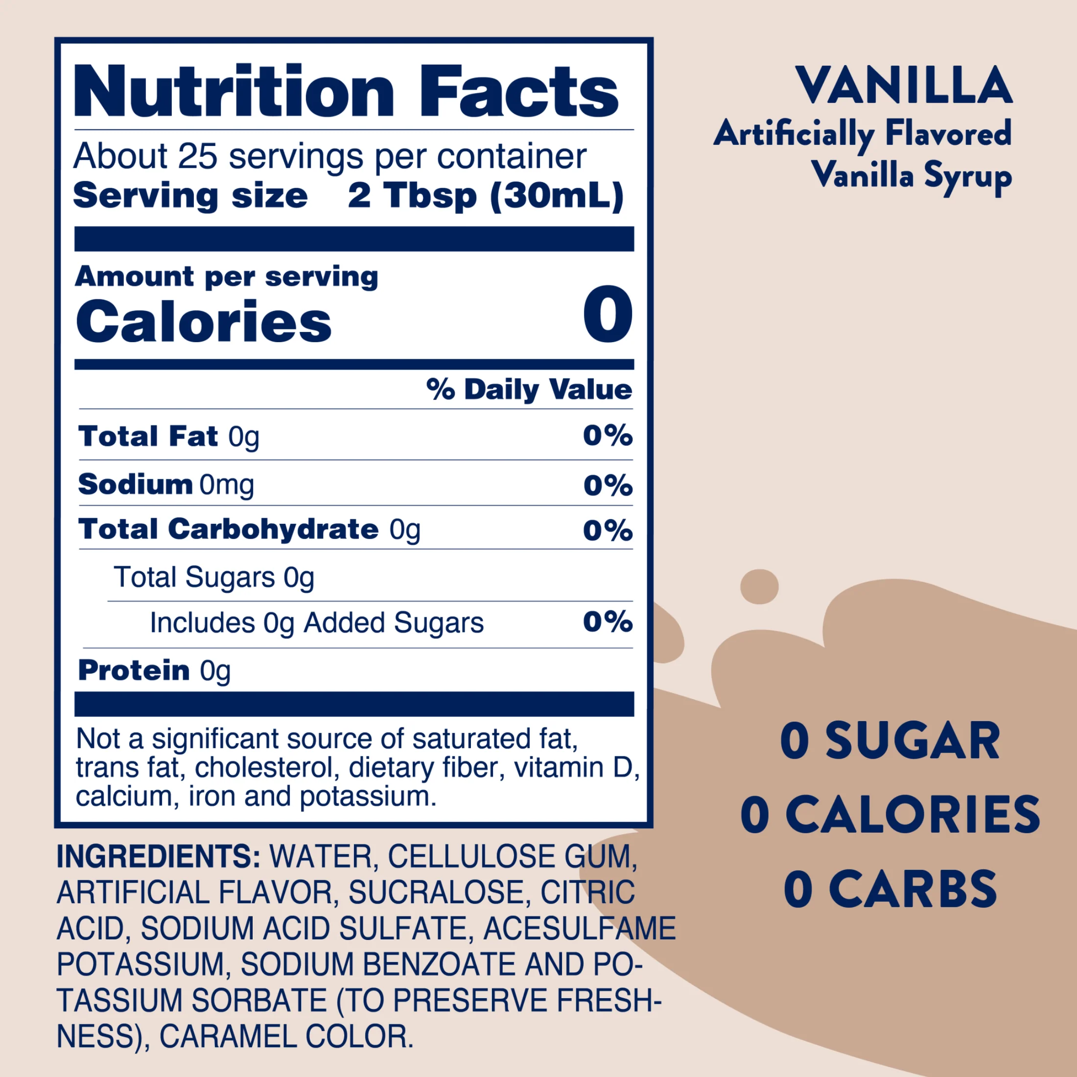 Sugar Free Vanilla Syrup - Image 6