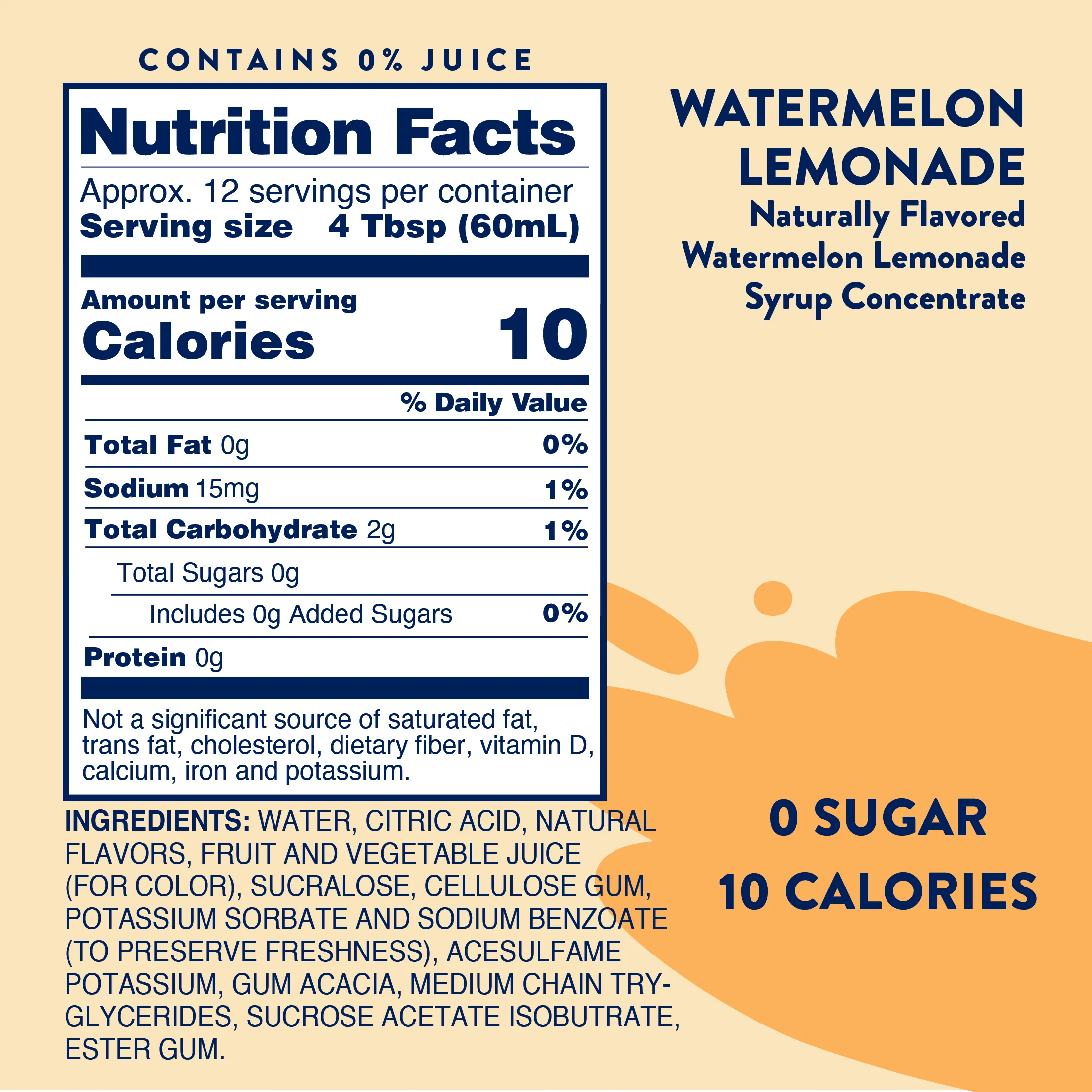 Sugar Free Watermelon Lemonade Concentrate - Image 6