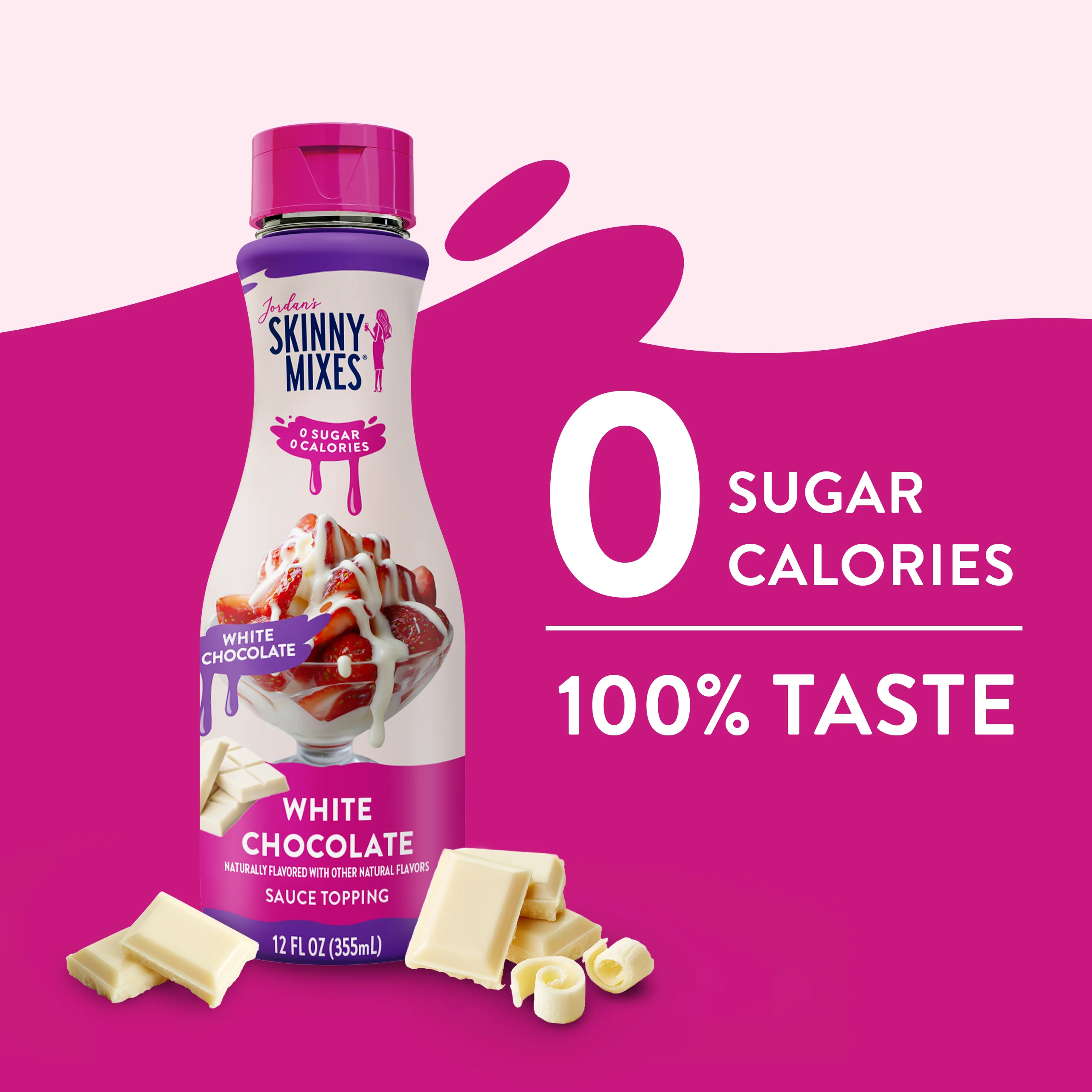 Sugar Free White Chocolate Sauce - Image 3